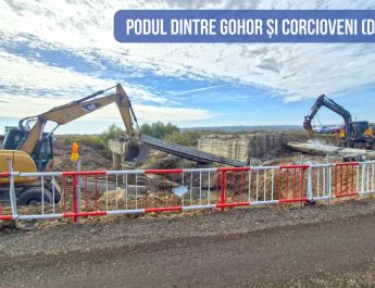 Au început lucrările la podul dintre Gohor și Corcioveni de pe DJ 241A!