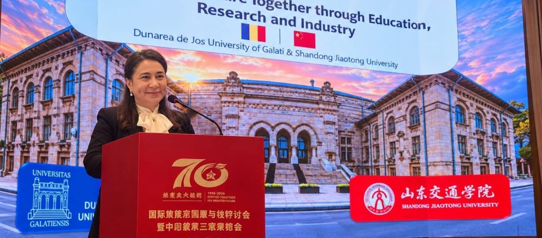 Universitatea „Dunărea de Jos”, reprezentată la Shandong Jiaotong University din Jinan!