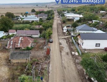 DJ 241G, în Brăhășești, modernizat din temelii de Consiliul Județean Galați!