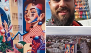 Tecuciul are de ieri cea mai mare pictură murală din Moldova!