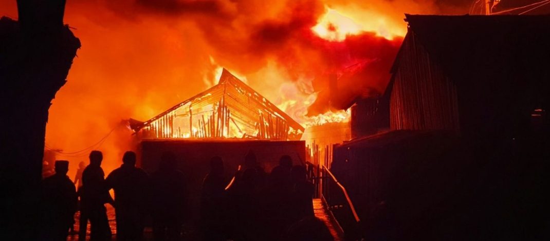 Incendiu că o bătrână de 85 de ani găsită carbonizată!
